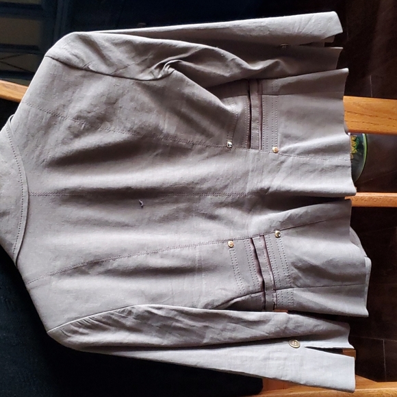 bebe size 4 Green Blazer - Picture 3 of 10